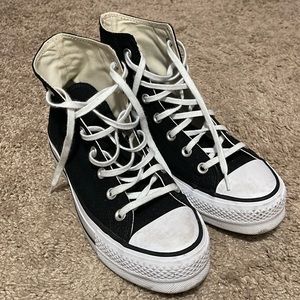 Platform Converse Black & White
